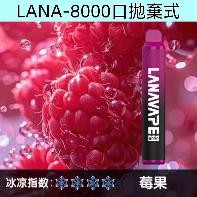 Lana8000口拋棄式 可充電一次性電子煙|【莓果】